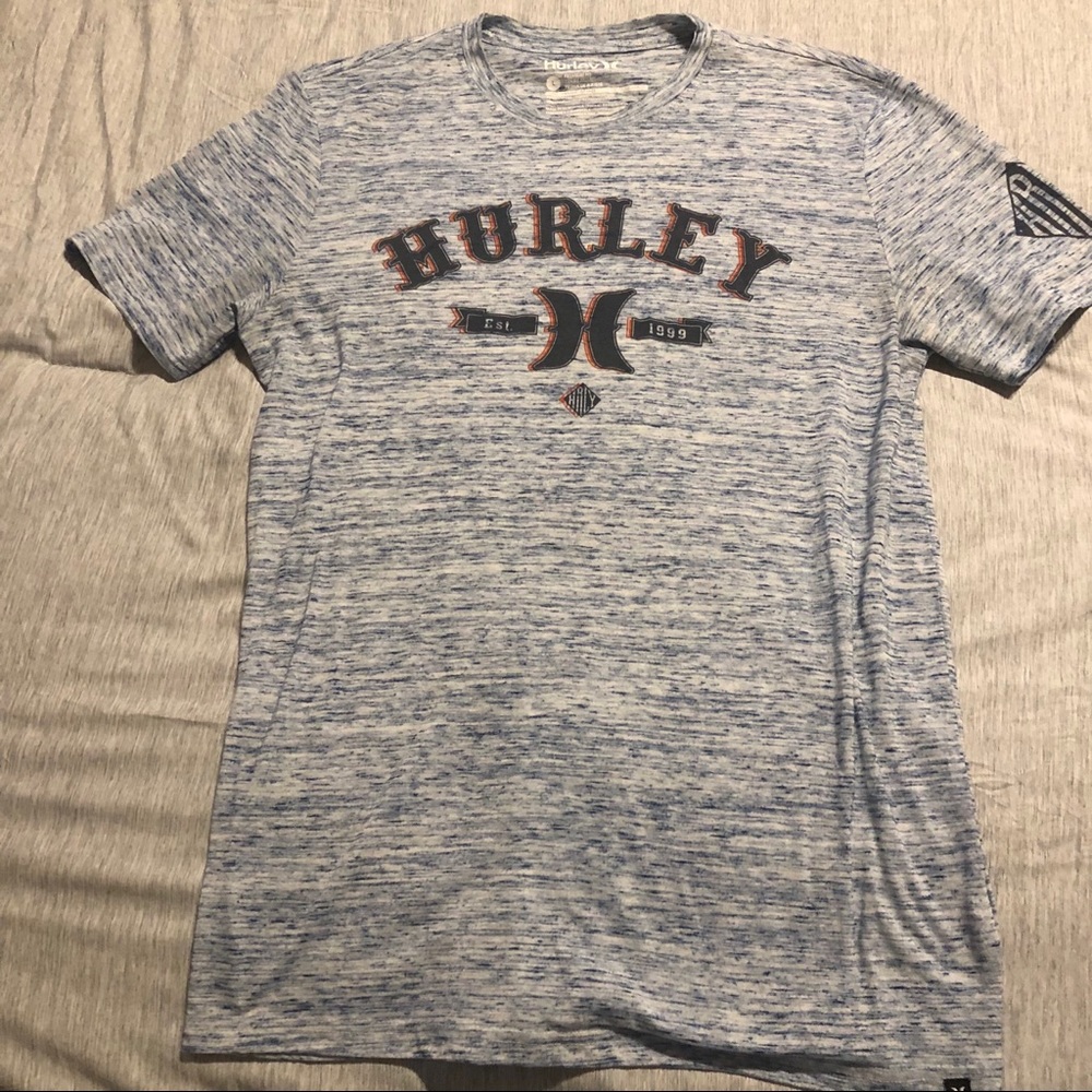 Men’s Large Hurley heathered blue T-shirt